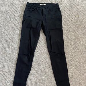 Dark grey Levi’s 710 super skinny Jean